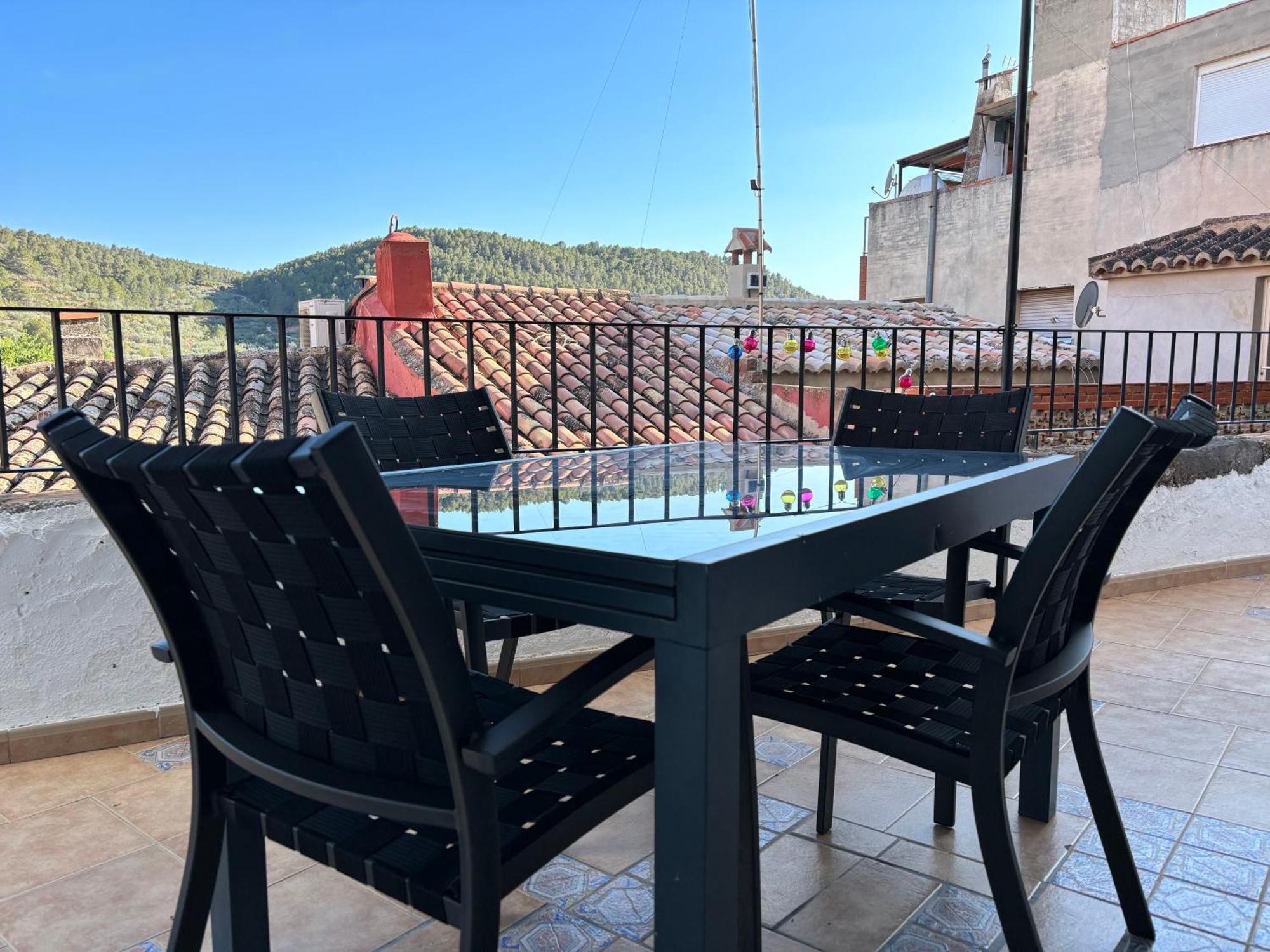 Piso En Vall De Almonacid Con Vistas, Aire Acondicionado, Wifi Y Smart Tv Exterior foto